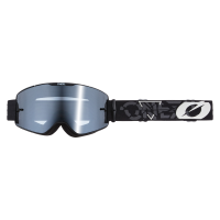 O´Neal B-20 Goggle STRAIN V.22 black/white - silver mirror