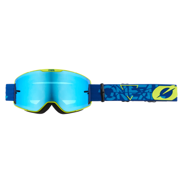 O´Neal B-20 Goggle STRAIN V.22 blue/neon yellow - radium blue