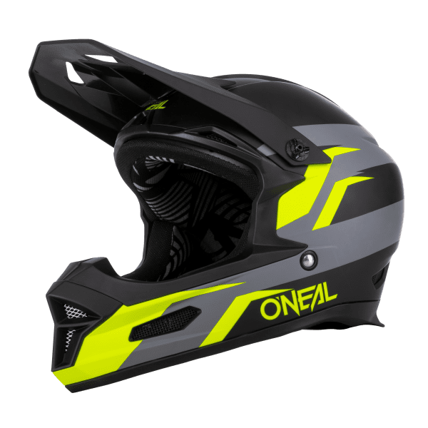 FURY Helmet STAGE black/neon yellow M (57/58 cm)