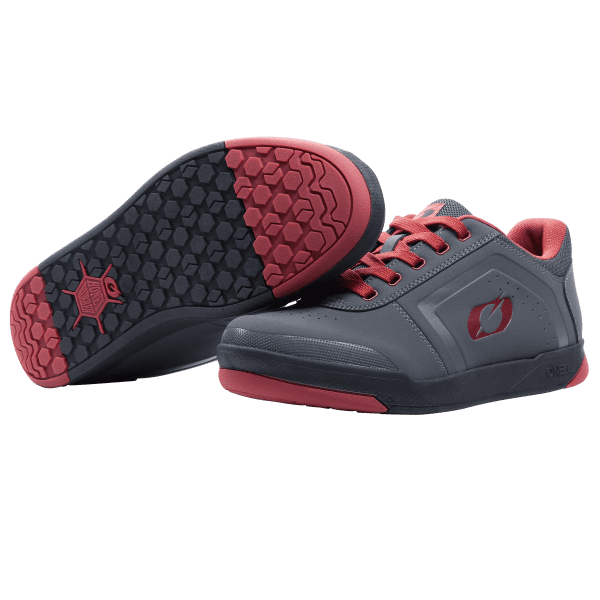 O´Neal PINNED FLAT Pedal Shoe V.22 gray/red 42