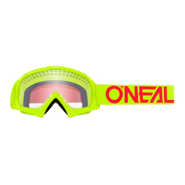 O´Neal B-10 Youth Goggle SOLID neon yellow/red