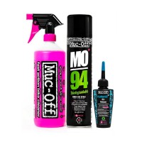Muc-Off Wash, Protect, Lube Kit (Wet Lube Version)