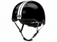 Melon Helm - XL/XXL - Straight White Black Melon Helm - XL/XXL - Straight White Black