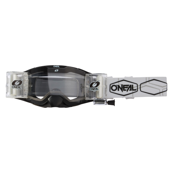O´Neal B-30 ROLL OFF Goggle HEXX V.22 black/white - clear