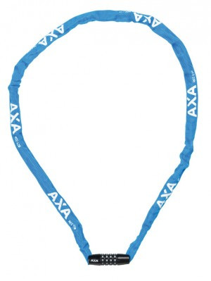 AXA Fahrradkettenschloß 120cm, blau