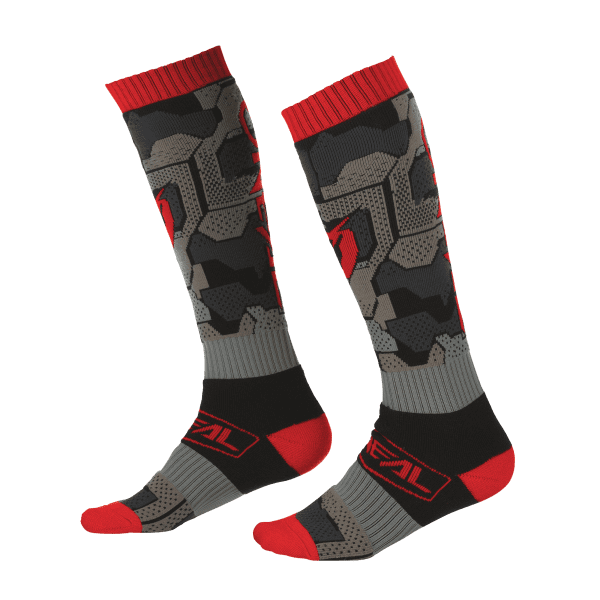O´Neal PRO MX Sock CAMO V.22 black/red (One Size)