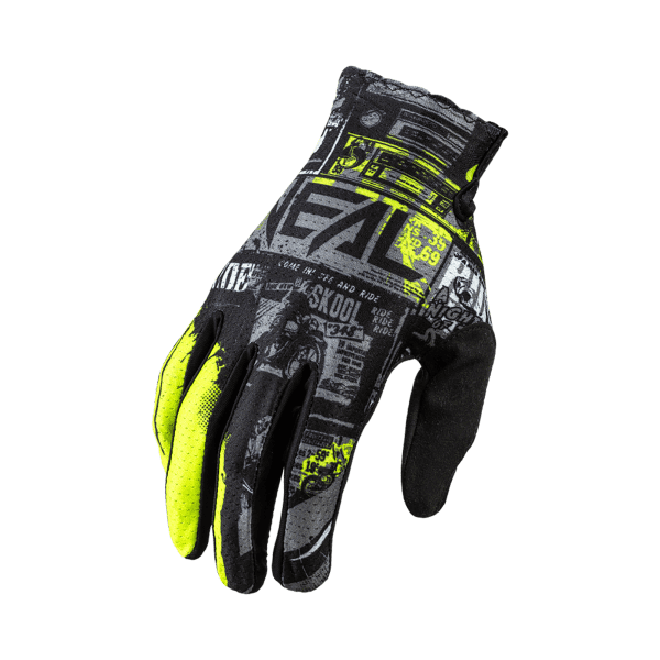 MATRIX Glove RIDE black/neon yellow S/8